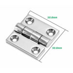 Marine Stainless Steel Butt Hinge AISI 316 dimension – heavy-duty marine hinge measurements for boats