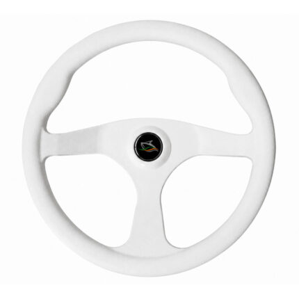 MAZUZEE Steering Wheel for Boat White – Marine Helm Steering Wheel