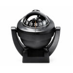 PLASTIMO Offshore Bracket Mount Boat Compass 75 Black for powerboats