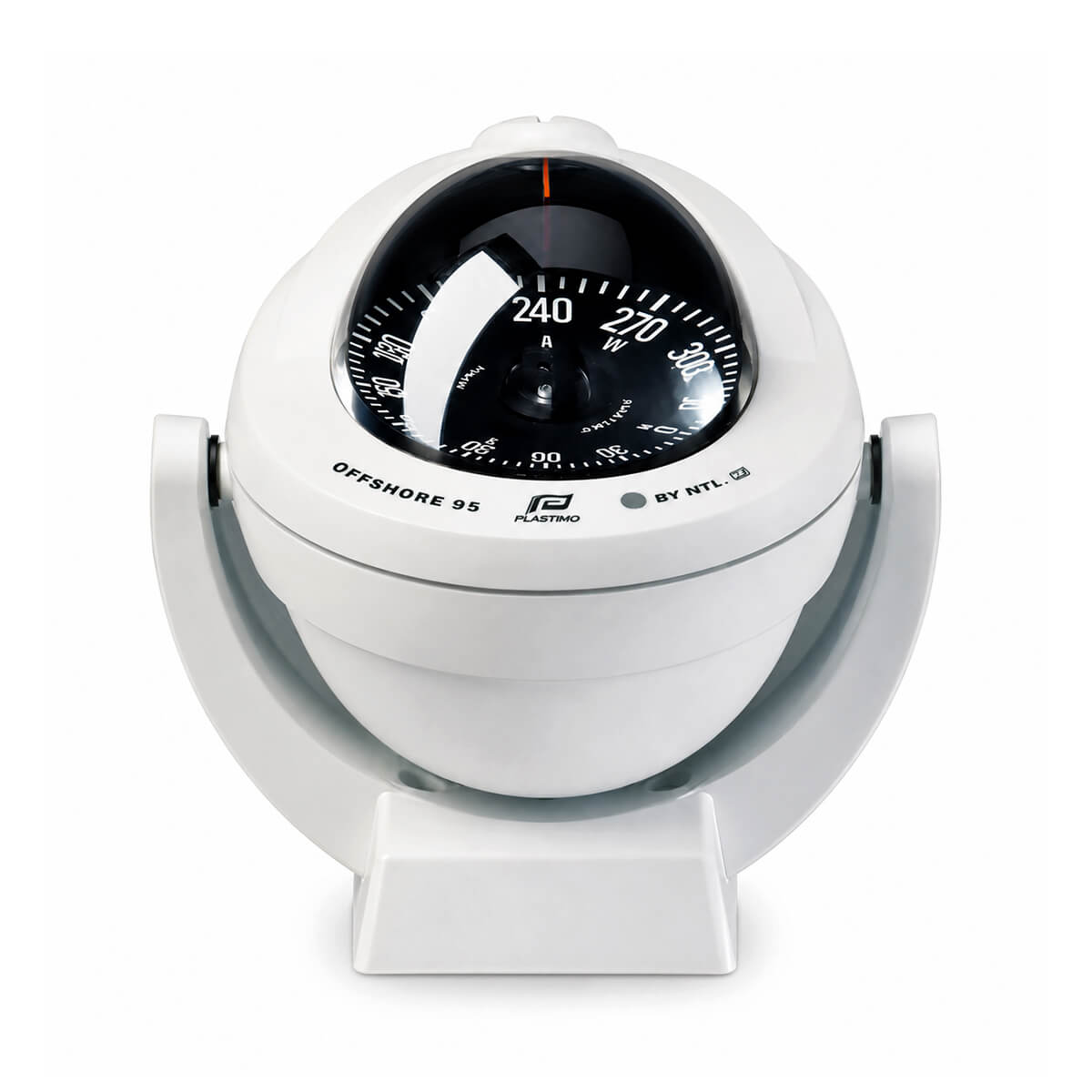 Plastimo Offshore Bracket Mount Boat Compass – 95 White Plastimo Offshore Bracket Mount Boat Compass 95 White with LED lighting