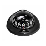 PLASTIMO Offshore 75 Black flush mount boat compass for horizontal marine navigation