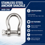 Stainless Steel Anchor Shackle – AISI 316 specification and installation guide