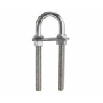 Stainless Steel Bow Eye U Bolt AISI 316 heavy-duty 5-inch boat bow eye