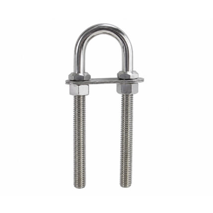 Stainless Steel Bow Eye U Bolt AISI 316 heavy-duty 5-inch boat bow eye