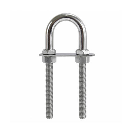 Stainless Steel Bow Eye U Bolt AISI 316 heavy-duty 5-inch U bolt clamp