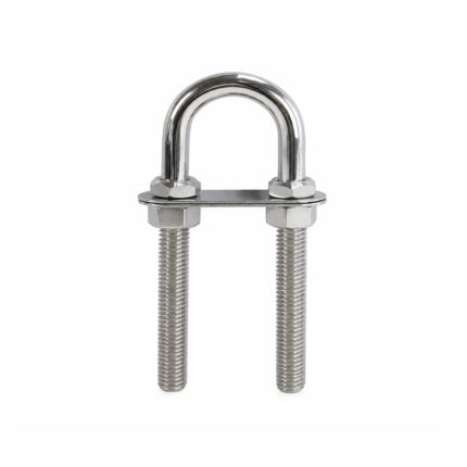 Stainless Steel Bow Eye U Bolt AISI 316 heavy-duty marine U bolt