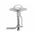 Stainless Steel Lift Handle With Spring – AISI 316 for boat hatches and compartments