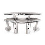Stainless Steel Pull-Up Boat Cleat – AISI 316 pop-up cleat for mooring ropes and dock lines
