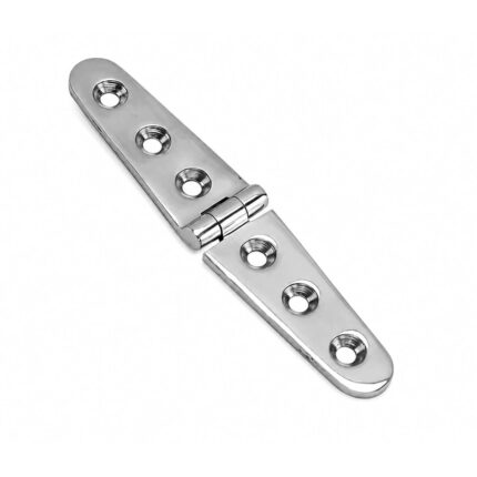 Stainless Steel Strap Hinge for Boats AISI 316 – heavy-duty marine hinge for boat doors and hatches