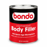 3M Bondo 264D Lightweight Body Filler With Hardener – 3.4 kg, showing the filler can and cream hardener