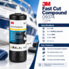 3M Fast Cut Compound 09374 – 1 Litre Boat Polishing Compound specifications and key features for machine compounding