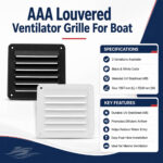 AAA Louvered Ventilator Grille For Boat - Image 2