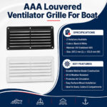 AAA Louvered Ventilator Grille for Boat specification and installation guide