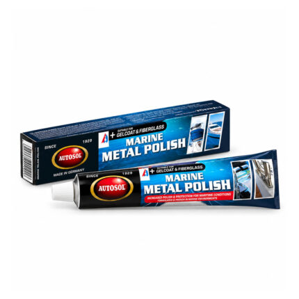 Autosol Marine Shine Metal Polish 75 ml for cleaning and polishing boat metal surfaces