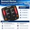 Bennett Electronic Trim Tab Indicator Control – 12V/24V, Single & Dual Station specifications and key features