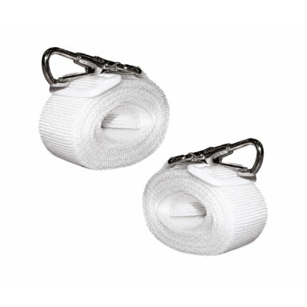 Bimini Strap Pair With Snap Hooks for Boat Canopy