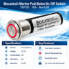 Bocatech Marine Push Button On/Off Switch – 12V DC, 15A, Red LED - Image 2