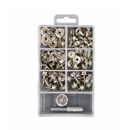 Canvas Fastener Snap Kit – 101 Pcs Stainless Steel Marine Canvas Snap Kit