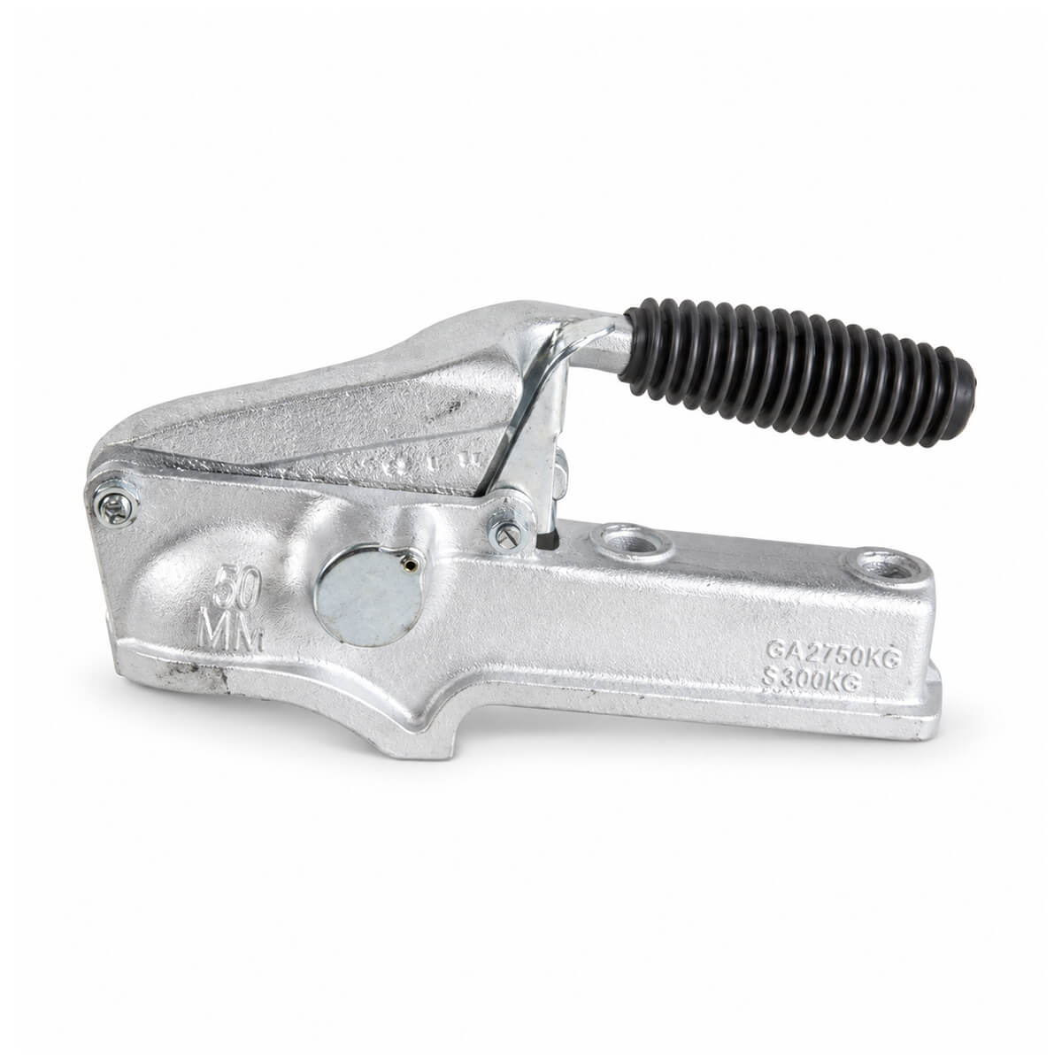 Euro Trailer Coupler With Rubber Handle – 2500 kg Euro Trailer Coupler With Rubber Handle – 2500 kg for 50 mm Tow Ball