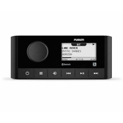 Fusion MS-RA60 Marine Stereo with 2.3-inch LCD display and control dial
