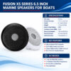 Fusion XS Series 6.5 Inch Marine Speakers for Boats specification and installation guide