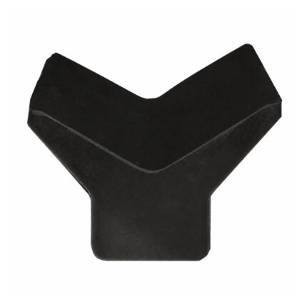 Heavy Duty Boat Trailer Bow Stop – Black Rubber