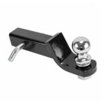 Heavy Duty Trailer Ball Mount Kit – Black with 50mm Tow Ball and Hitch Pin