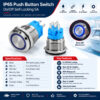 IP65 Push Button Switch – On/Off Self-Locking 5A - Image 5