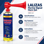 LALIZAS Marine Signal Horn Set – 380 ml - Image 3