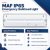MAF IP65 Emergency Bulkhead Light For Marine & Outdoor Use - Image 2