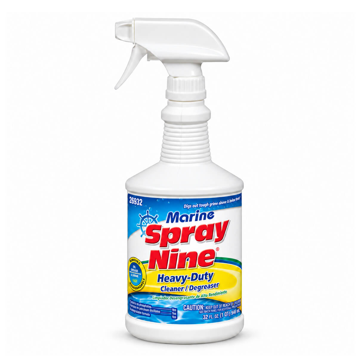 Marine Spray Nine Heavy Duty Cleaner & Degreaser 946 ml Marine Spray Nine Heavy Duty Cleaner and Degreaser 946 ml multi-purpose marine cleaner