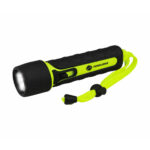 MAZUZEE LED Diving Torch – 3W Super White with black and neon-green polycarbonate body