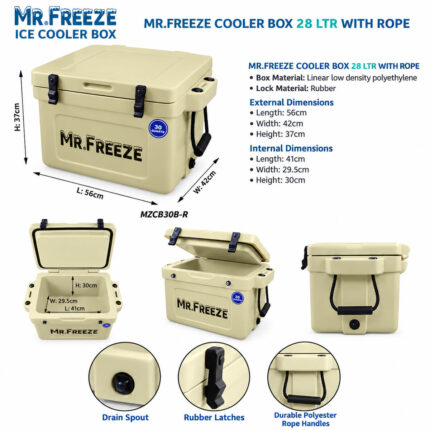 Mr. Freeze Ice Box Cooler 28L specifications and key features