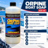 ORPINE Boat Soap 950 ml specifications and key features biodegradable marine boat cleaning soap