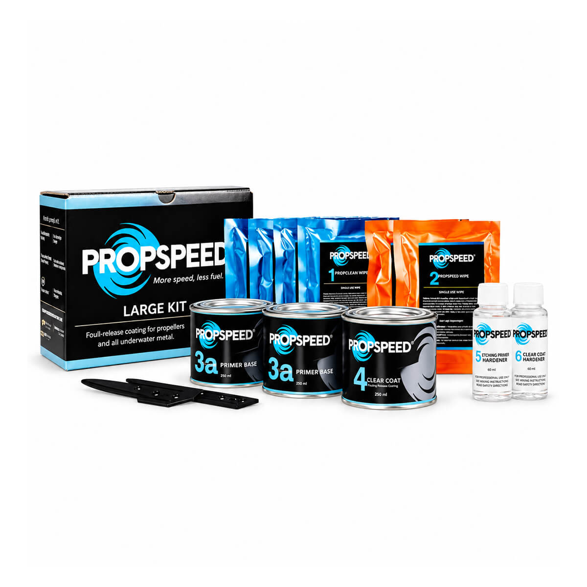 Propspeed Large Kit 1000 ml – Marine Propeller Foul-Release Coating Propspeed Large Kit 1000 ml – Marine Propeller Foul-Release Coating, showing the coating kit