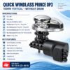 Quick Windlass Prince DP3 1000W Vertical Without Drum – 12V or 24V, 8mm Chain Specifications and Key Features