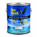 Sea Hawk Antifouling Paint Talon Black 1 Gallon – marine boat bottom paint