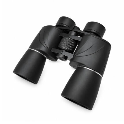 SEA NAV 7x50 Marine Binoculars – Center Focus with black rubber-coated body and Porro BAK-4 prism