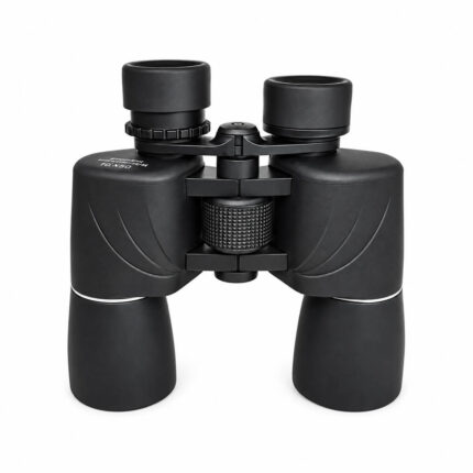 SEA NAV 7x50 Marine Binoculars – Center Focus full view showing the black rubber-coated body and 50 mm objective lenses