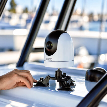 SIONYX Nightwave D1 marine night vision camera temporary mount for boats