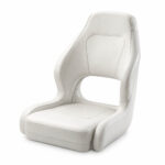 VETUS DRIVER Sports Helm Seat Grey White CHDRIVEW for boats