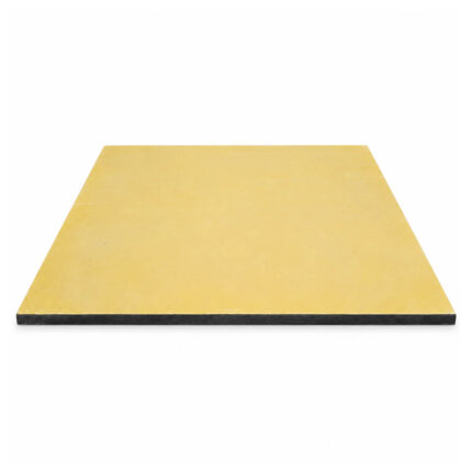 VETUS MISO100W Marine Sound Insulation Panel – White, 1000 × 1000 × 20 mm, back view showing the self-adhesive backing