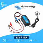 Victron 12V 15A Battery Charger – Blue Smart IP65, 230V UK - Image 2