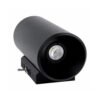 Casolux MARY Up/Down LED Wall Light 10–30V DC, Black Aluminium, front view.
