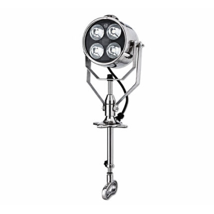 DHR 180CS LED Marine Searchlight – 12/24V, 20W, Cabin Control With Fork Mount