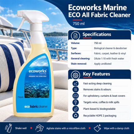 Ecoworks Marine ECO All Fabric Cleaner – 750 ml specifications and key features